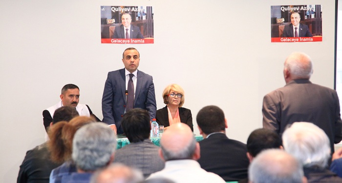 Azay Quliyev seçicilərlə növbəti görüşlərini keçirib - FOTOLAR